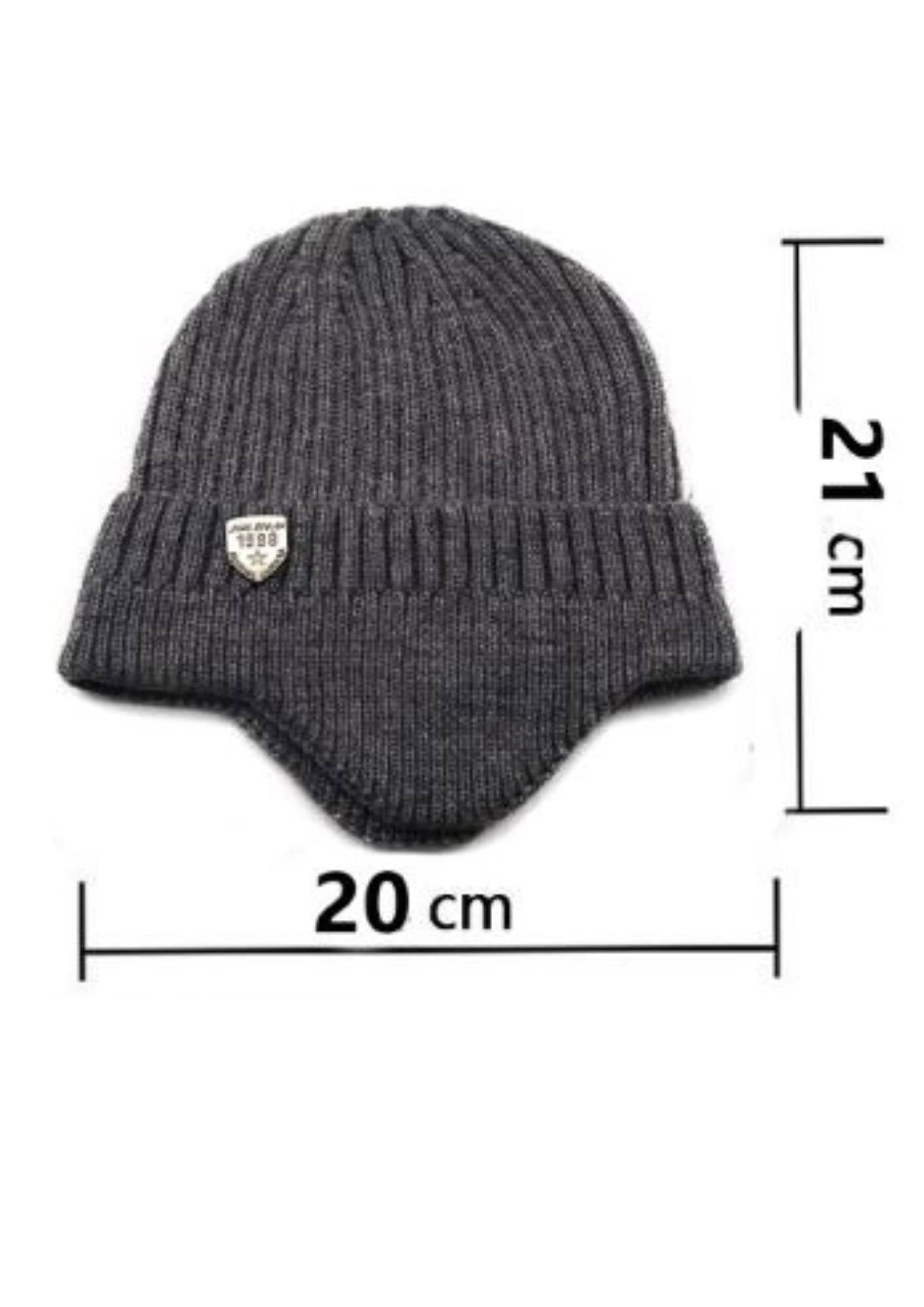 Bonnet Tricoté Grande Taille 58-63 Cm - Chaud, Extensible, Unisexe Pour Femmes Et Hommes, Hiver, Ski, Quotidien