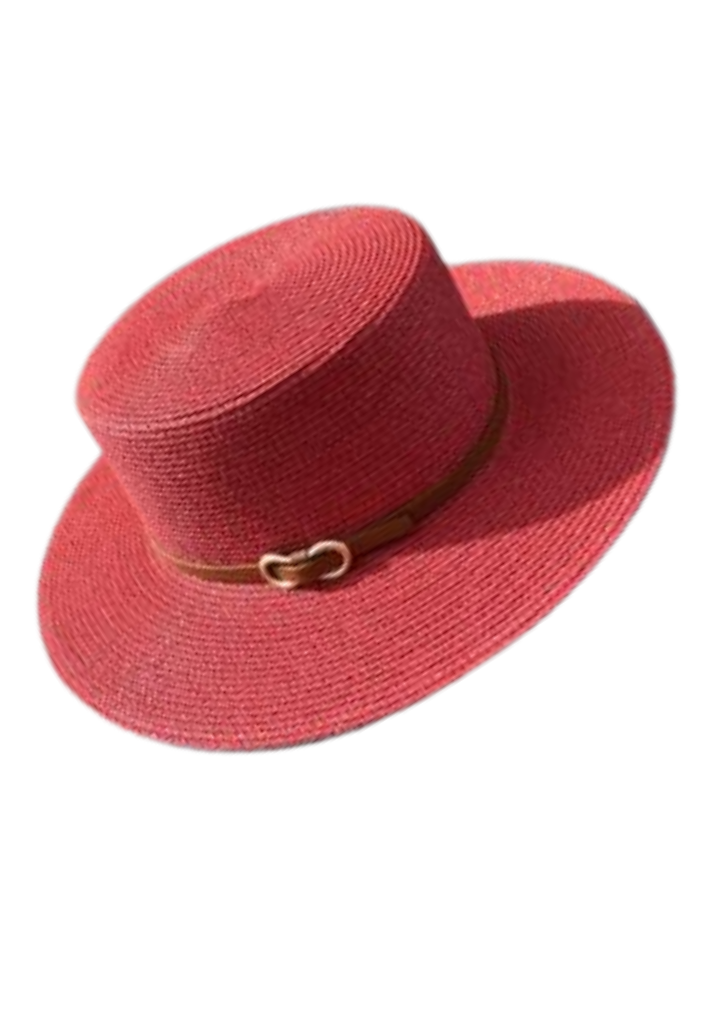 Chapeau de paille Femme Chic Rouge Passion | Cap-Chapeau