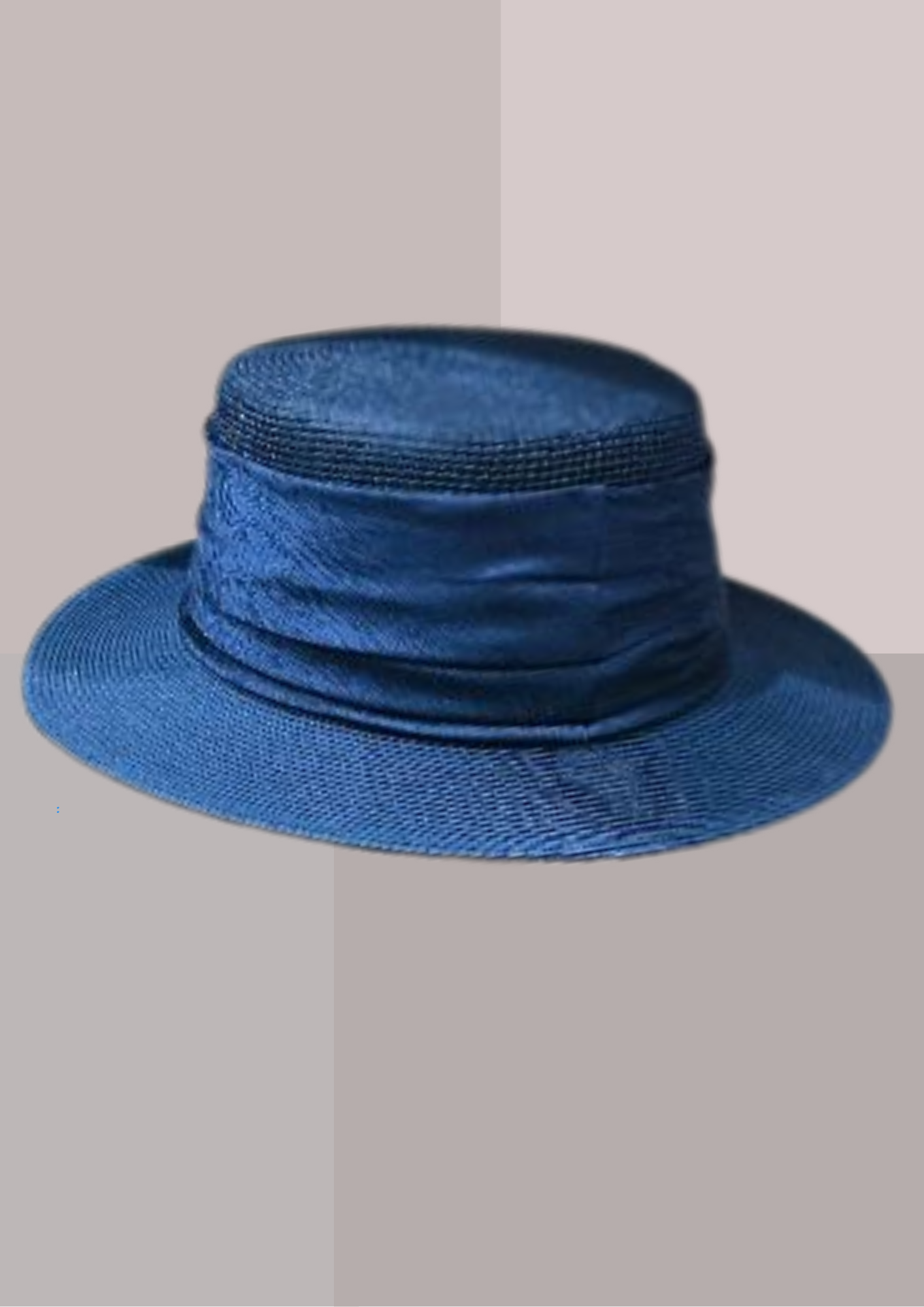 Chapeau de Paille Femme Chic Bleu | Cap-Chapeau