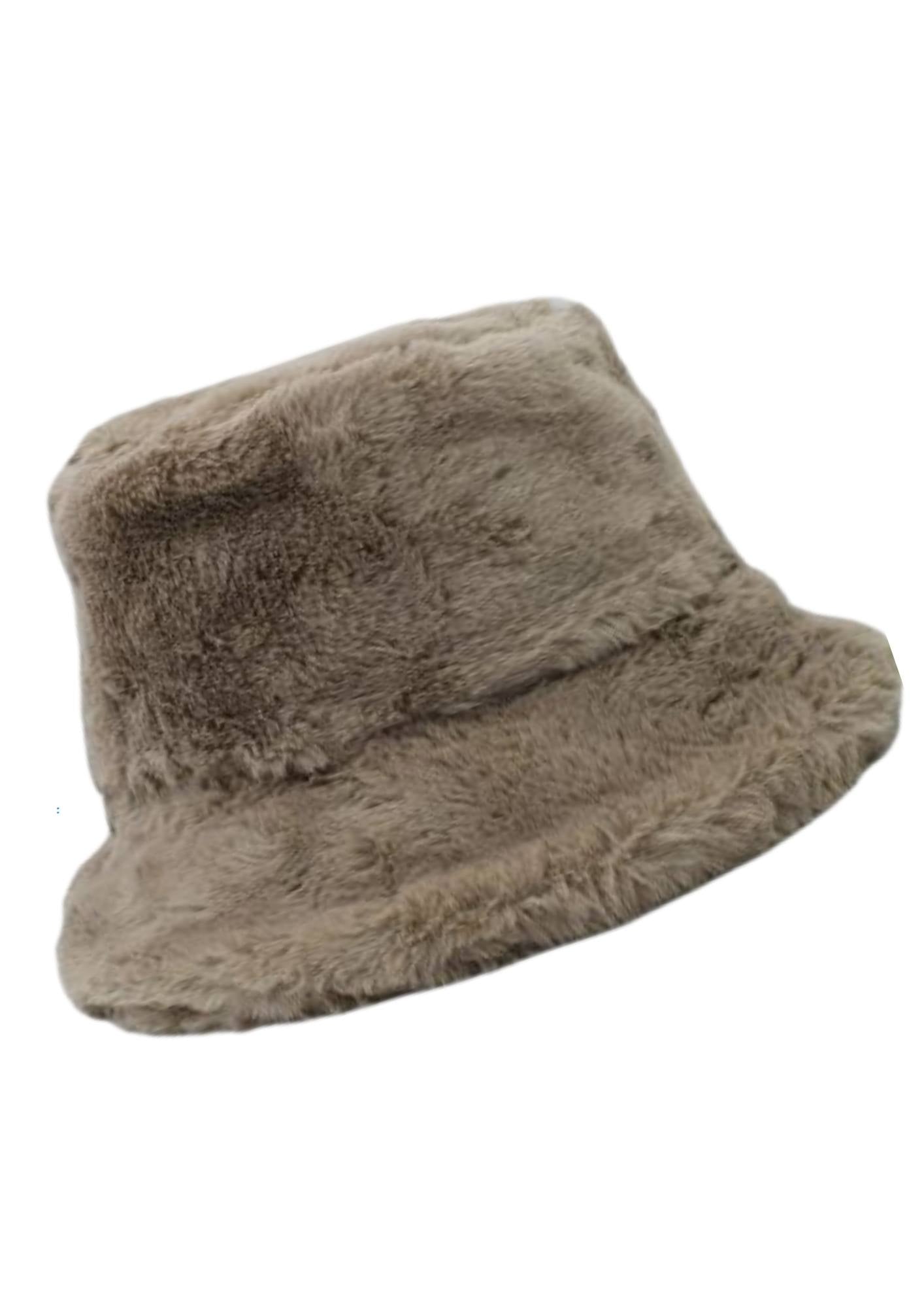 Bob Fourrure  Beige Taupe | Cap-Chapeau