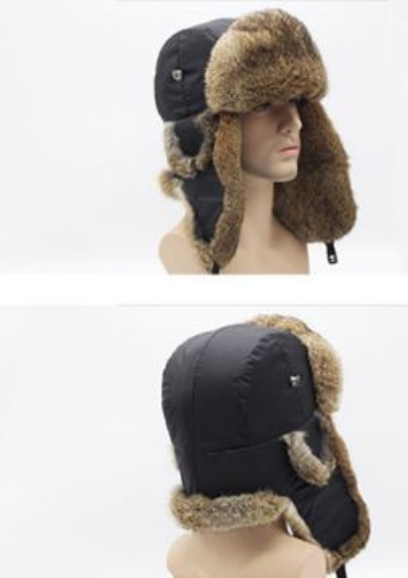 Chapka Noir Femme en Lapin | Cap-Chapeau