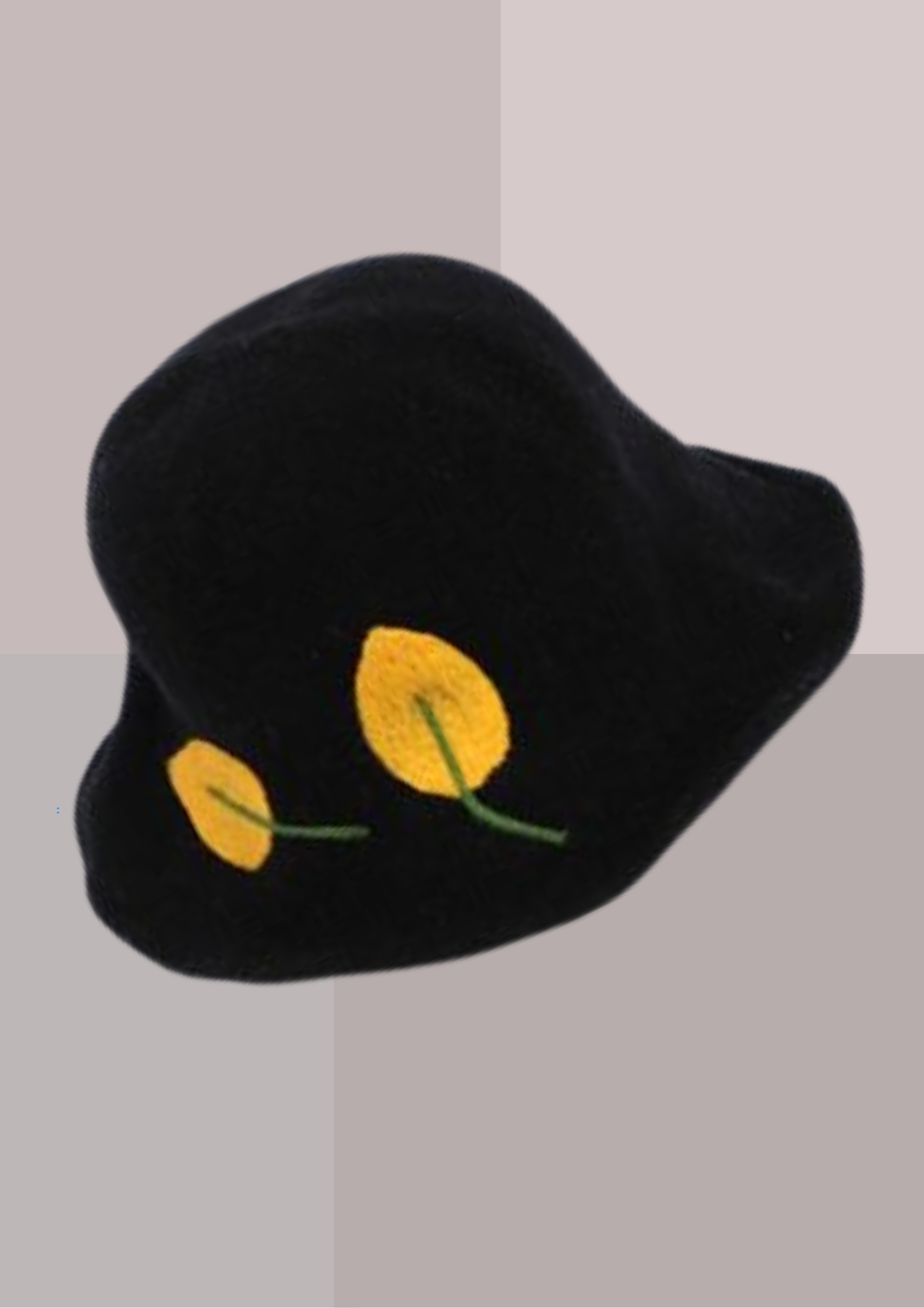 CHAPEAU BOB FEMME NOIR