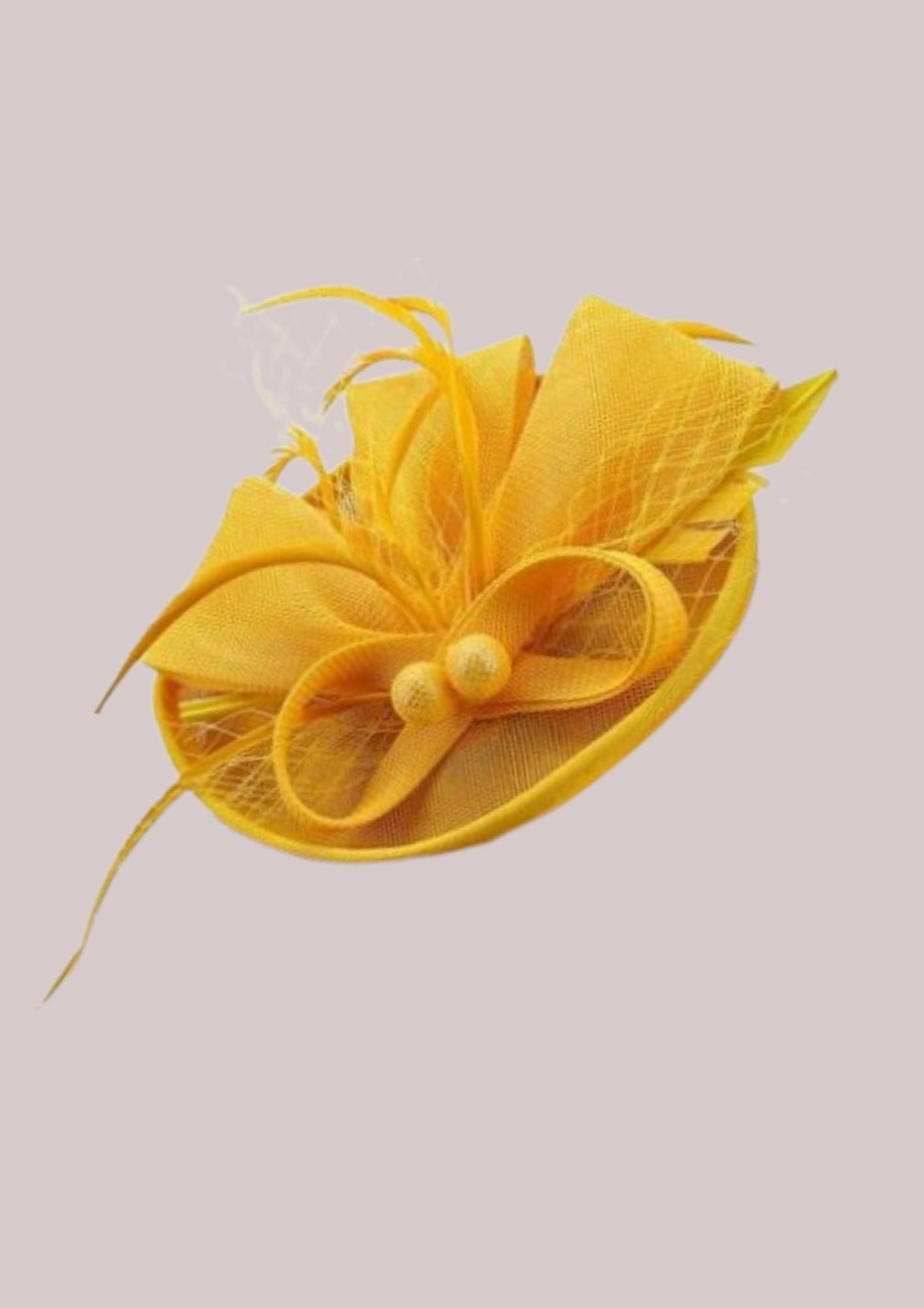 Chapeau bibi femme  jaune safran chic  | Cap-Chapeau
