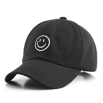 Casquette Smiley Noire | Cap-Chapeau