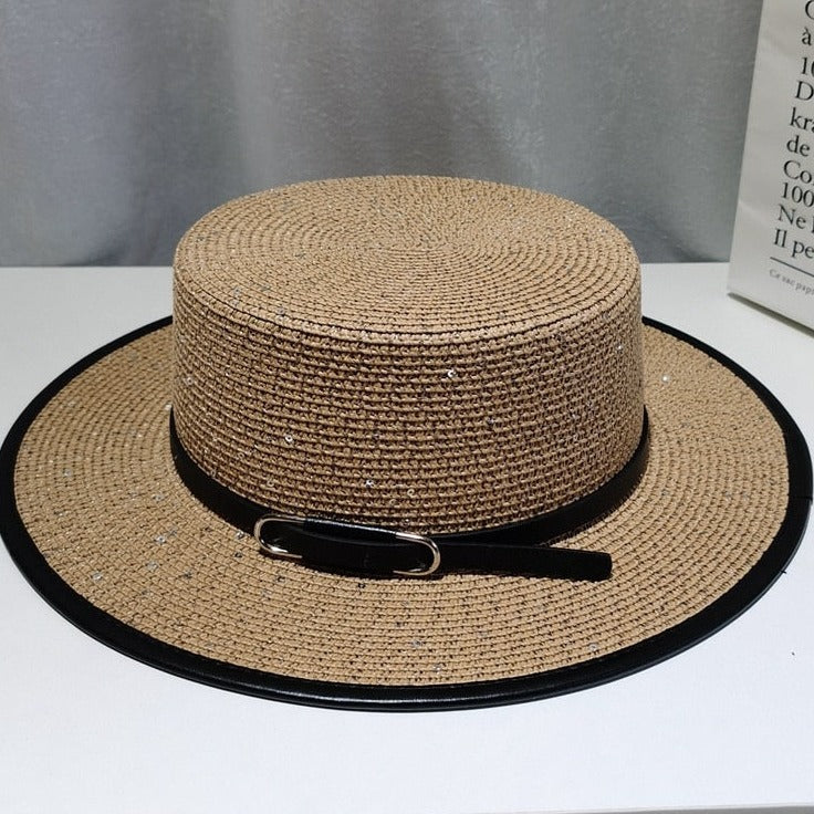 Chapeau de Paille Chic Style Canotier | Cap-Chapeau