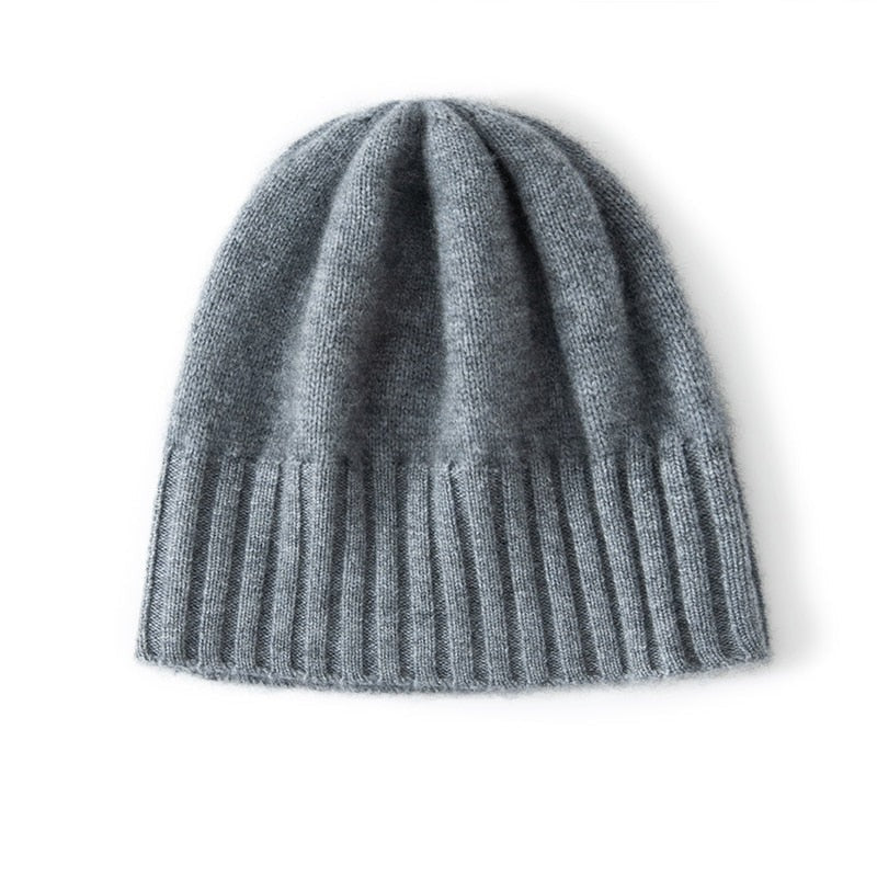 Bonnet Cachemire Gris | Cap-Chapeau