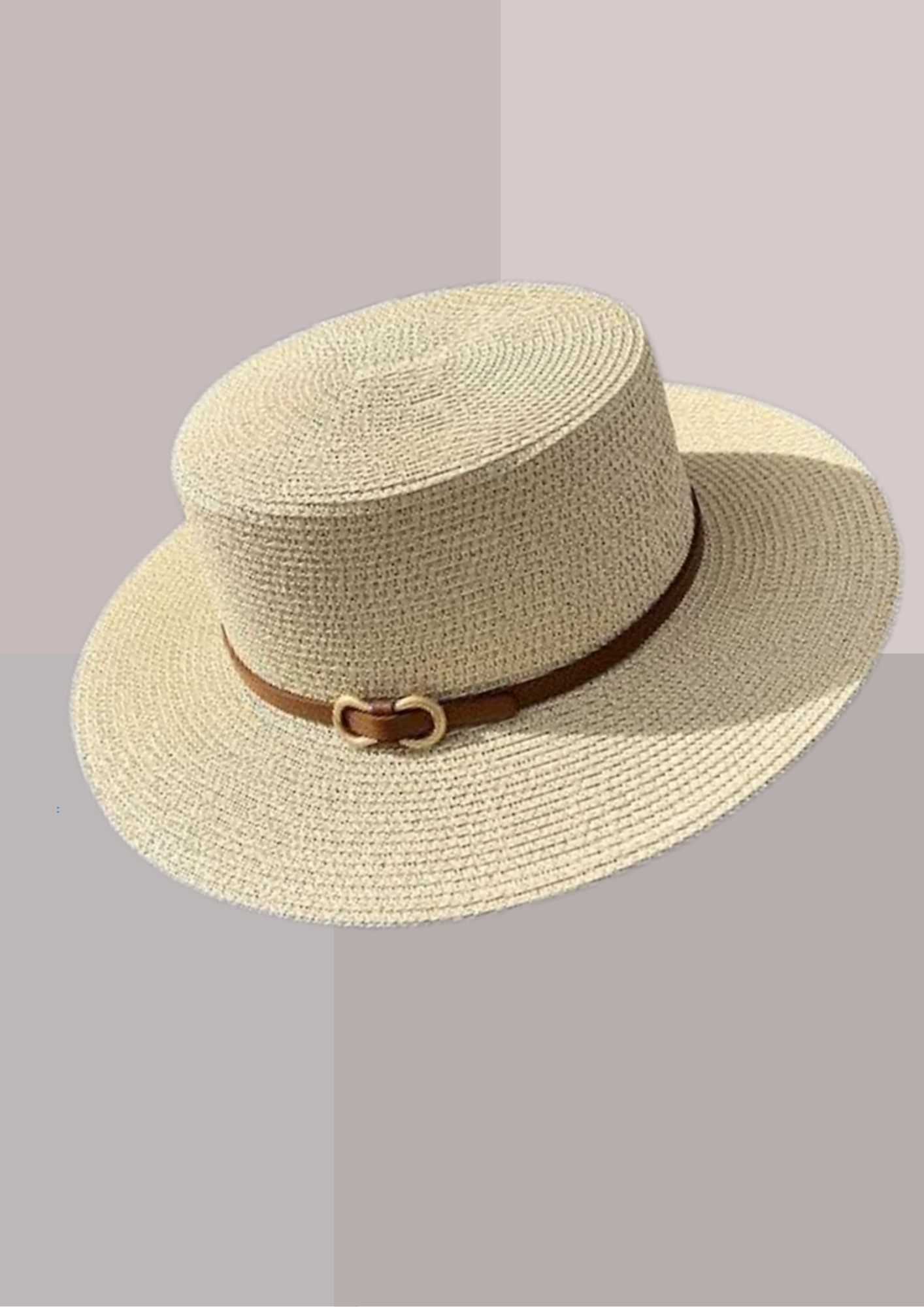 Chapeau de Paille Femme Chic Crème | Cap-Chapeau