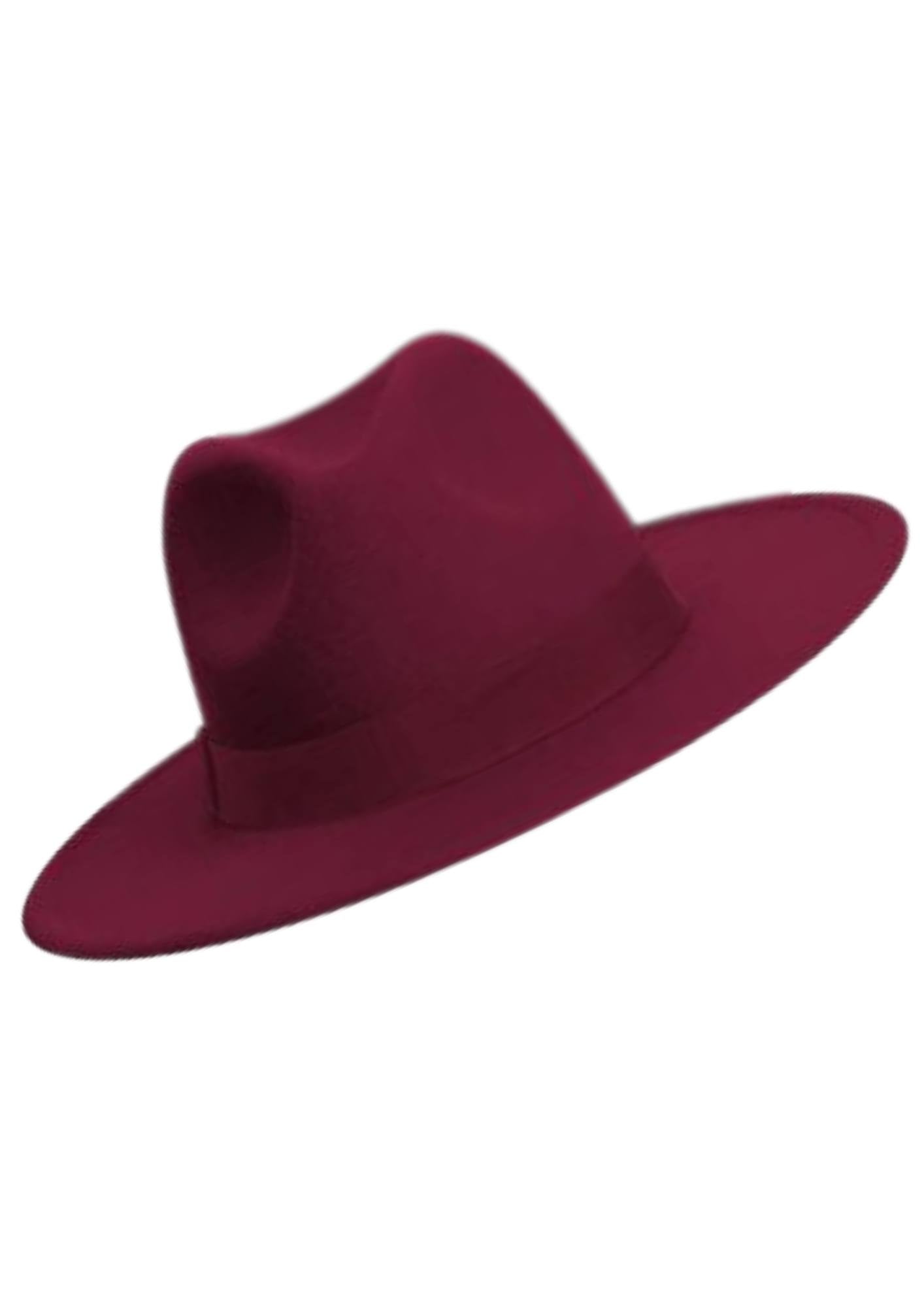 Joli Fedora Chapeau Noir et Prune | Cap-Chapeau