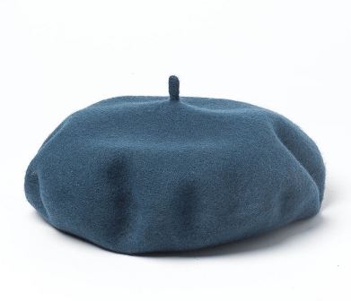 Beret Laine Bleu Pétrole | Cap-Chapeau