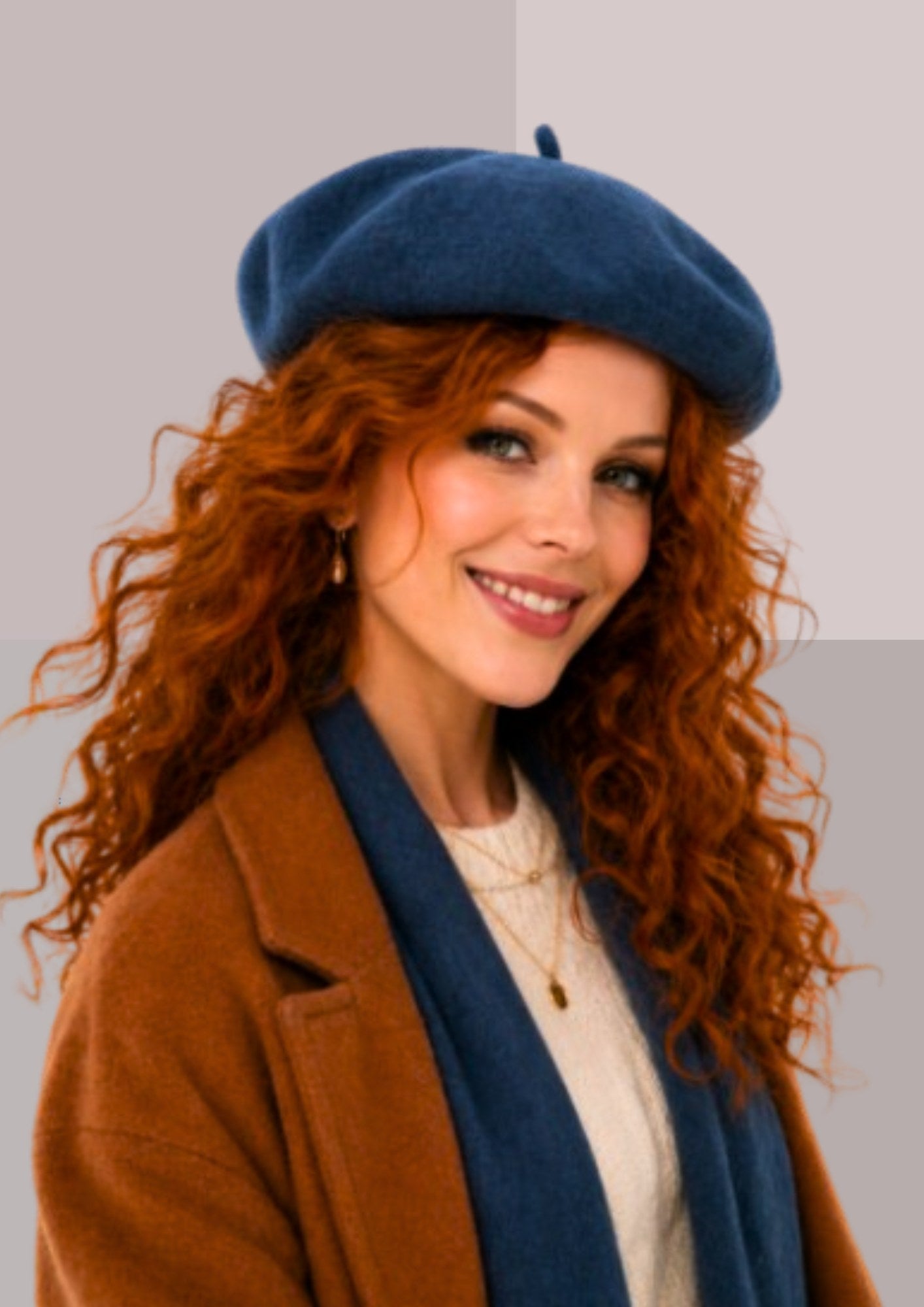 beret bleu pour femme chic  | Cap-Chapeau