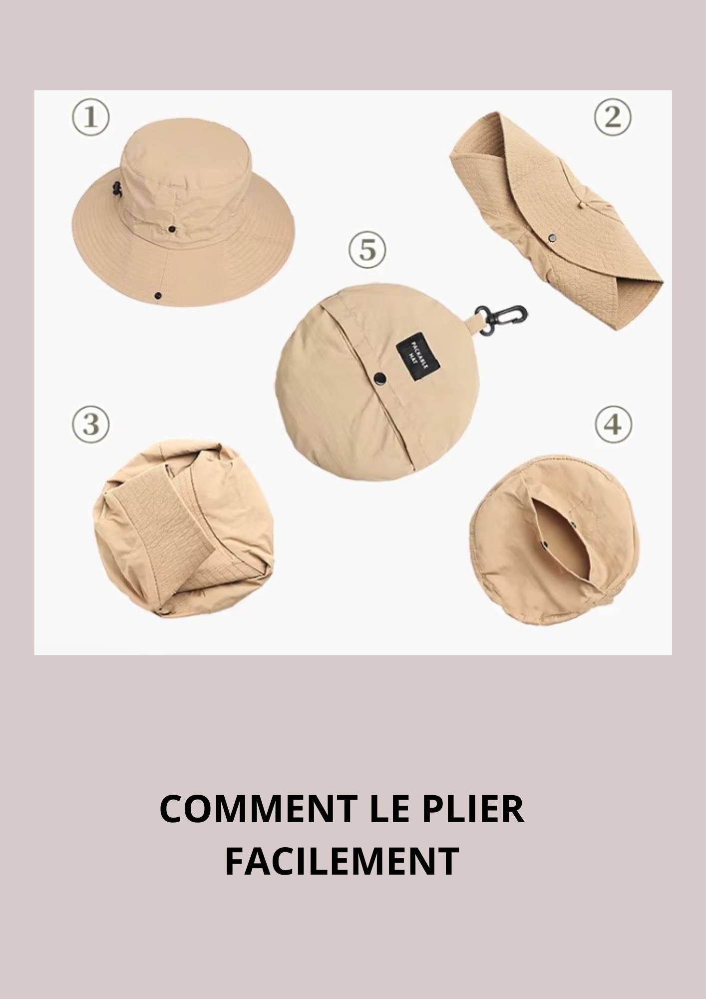 Bob pliable | Cap-Chapeau