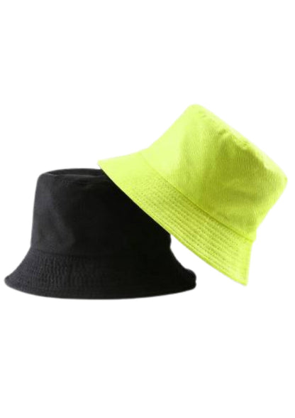 Bob Reversible Homme Noir et Vert | Cap-Chapeau