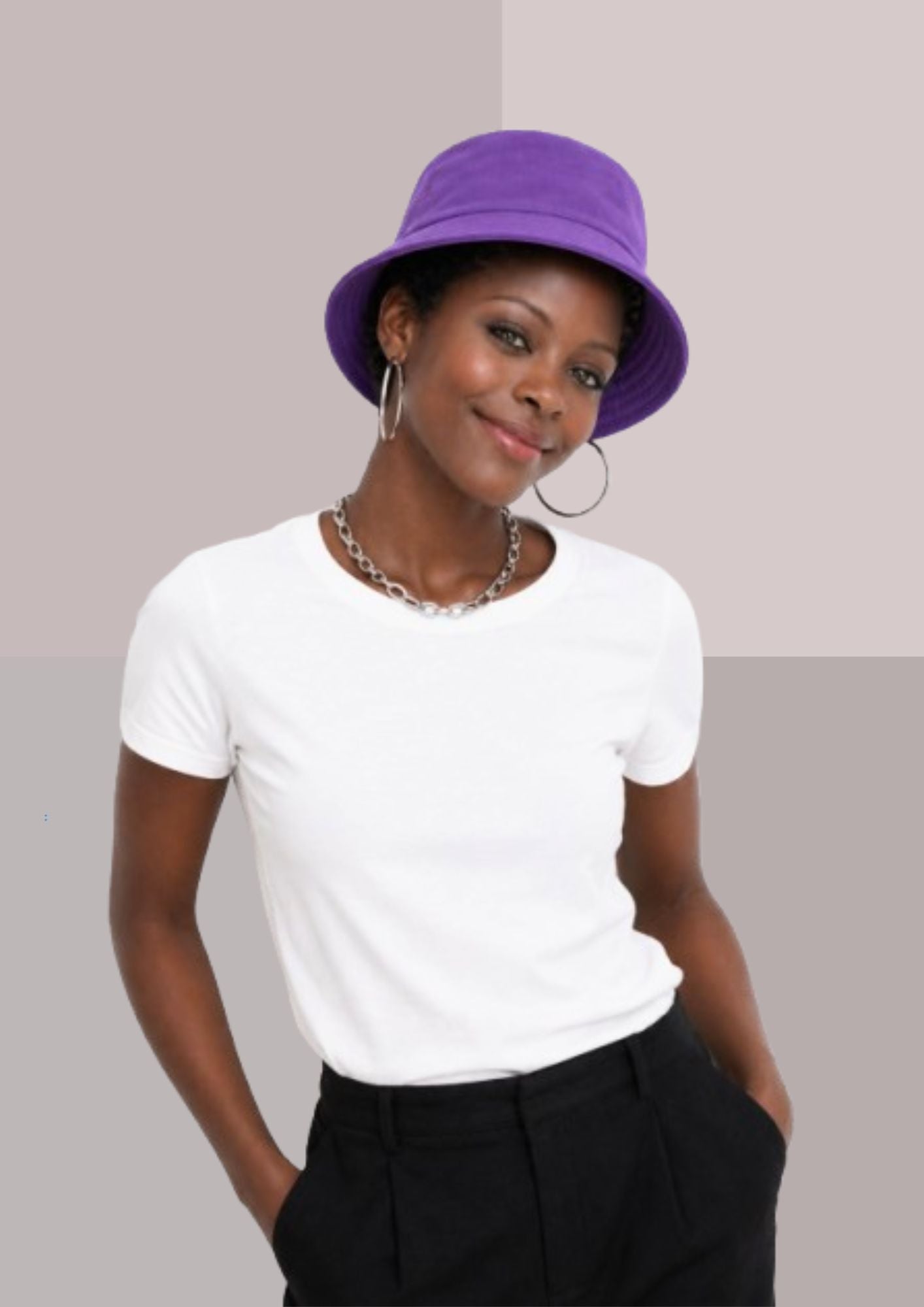 Chapeau Bob femme chic mauve | Cap-Chapeau