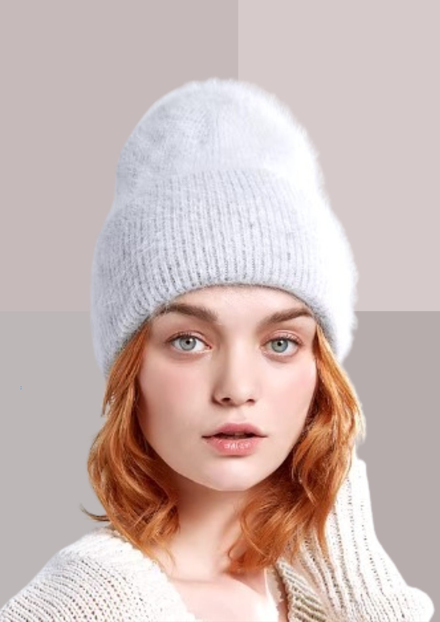 Bonnet Ski Fantaisie gris | Cap-Chapeau