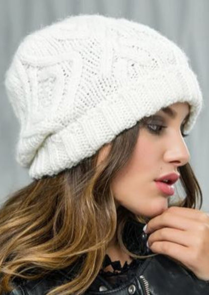 Bonnet blanc pour Femme | Cap-Chapeau