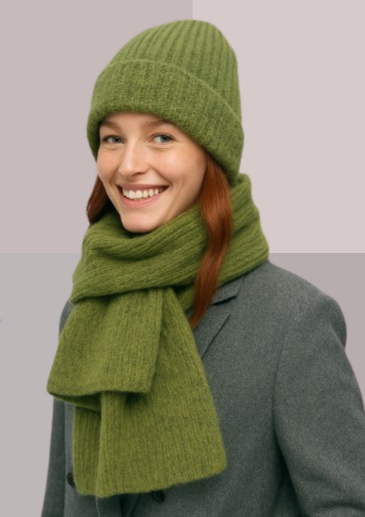 Echarpes et bonnets vert olive | Cap-Chapeau