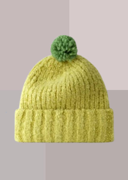 Bonnet pompon femme original | Cap-chapeau