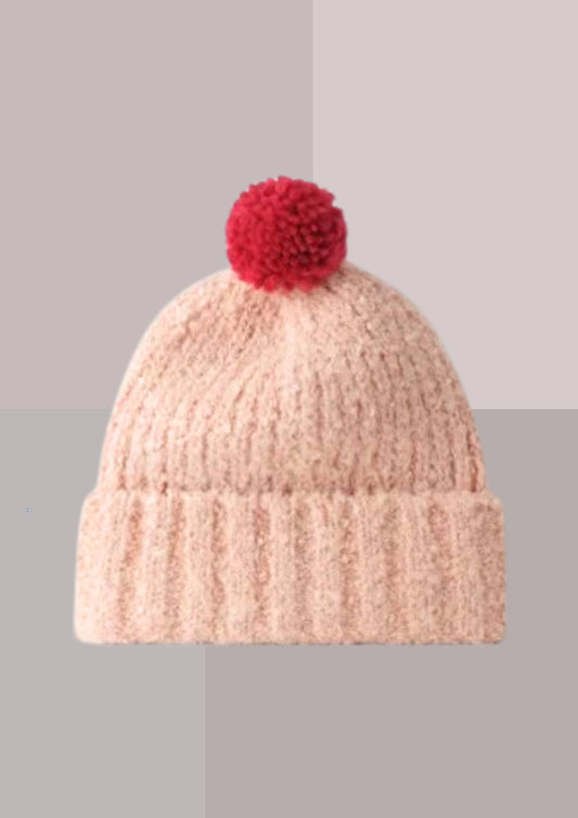 Bonnet femme avec pompon | Cap-chapeau