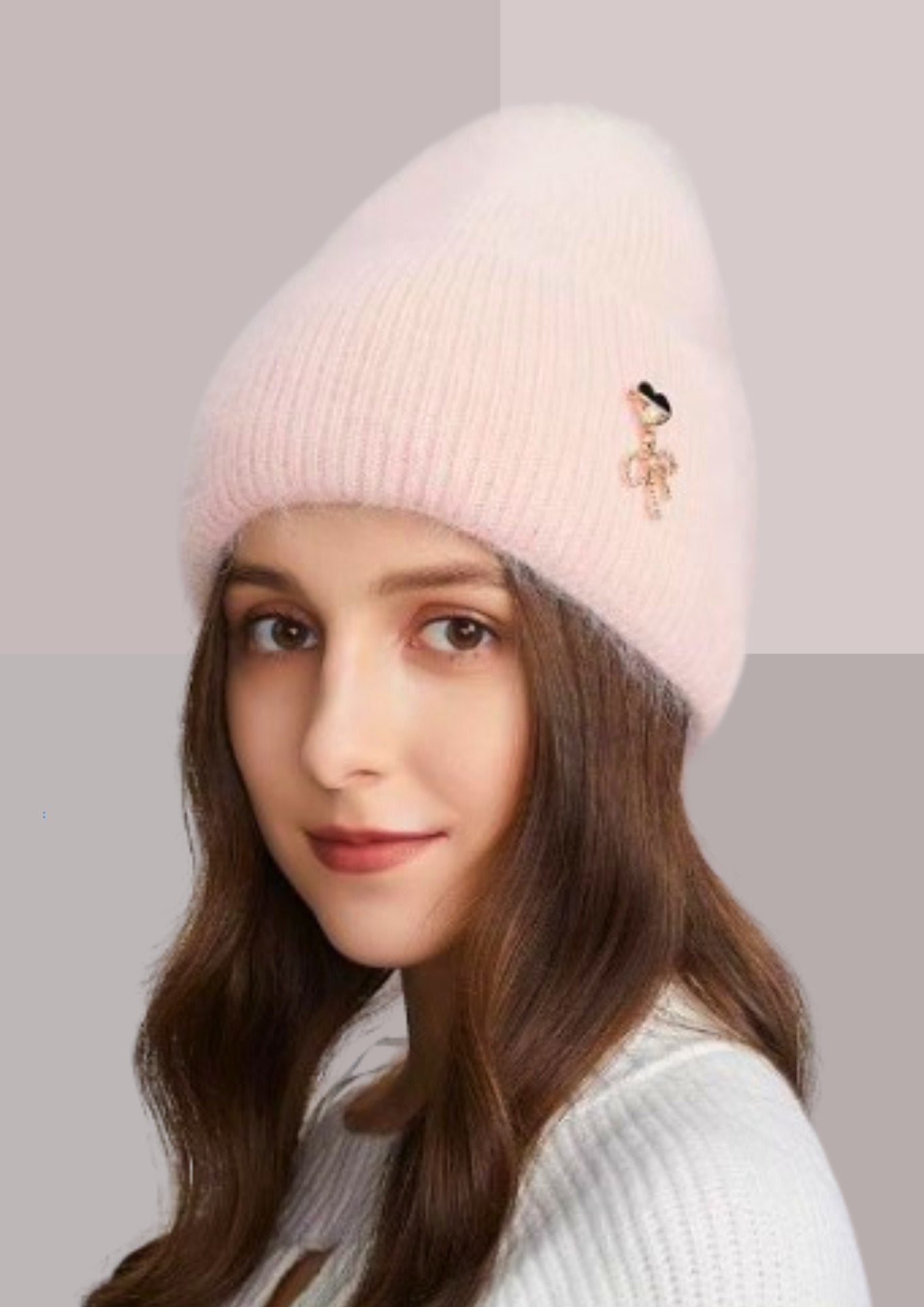 Bonnet Ski Fantaisie cachemire | Cap-Chapeau