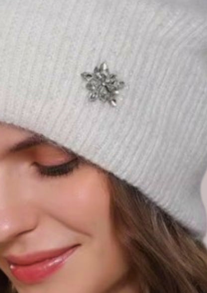 Bonnet femme hiver  détail chic | Cap-Chapeau