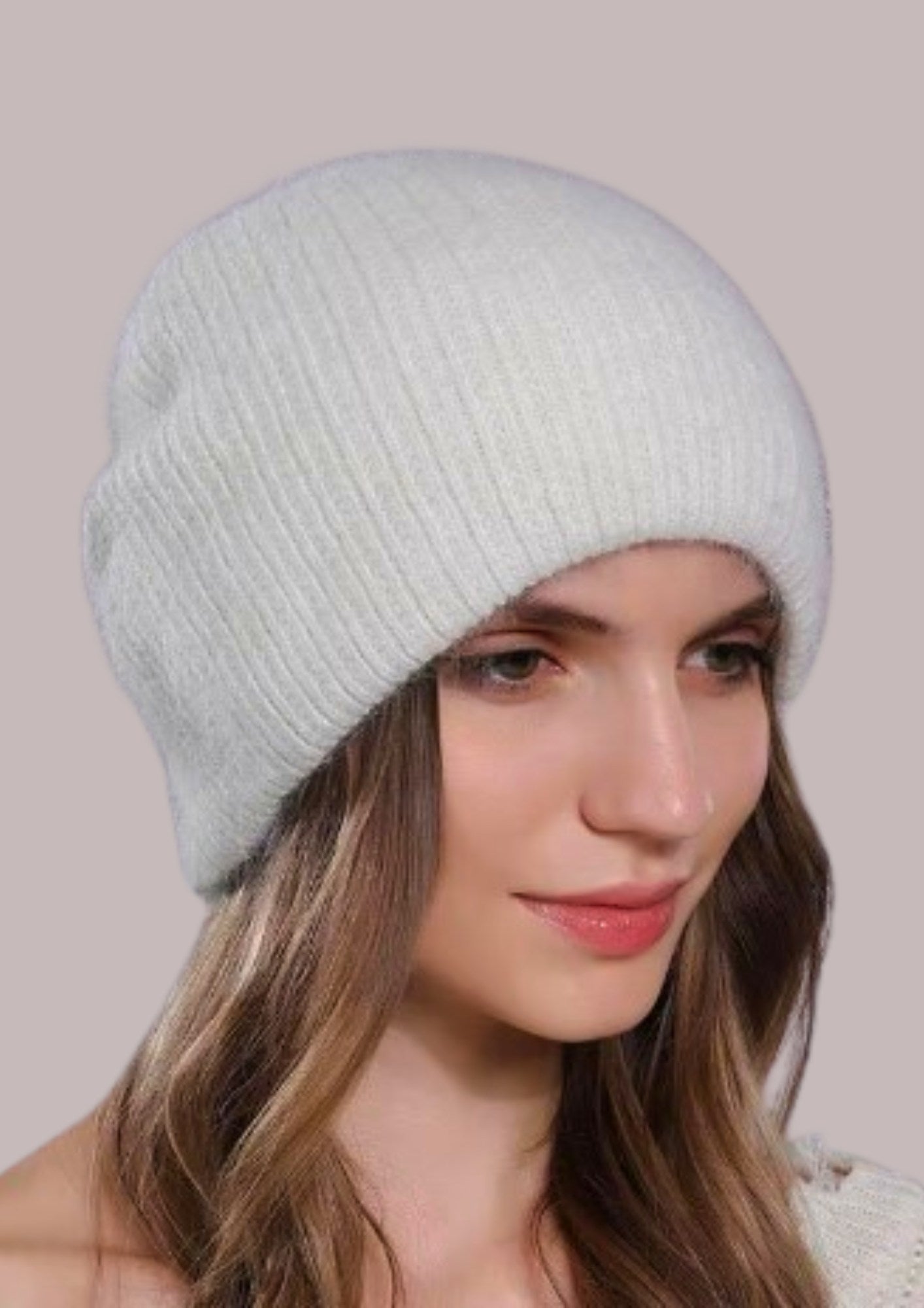 Bonnet femme hiver  blanc| Cap-Chapeau