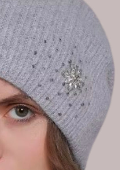 Bonnet chic gris clair | Cap-Chapeau