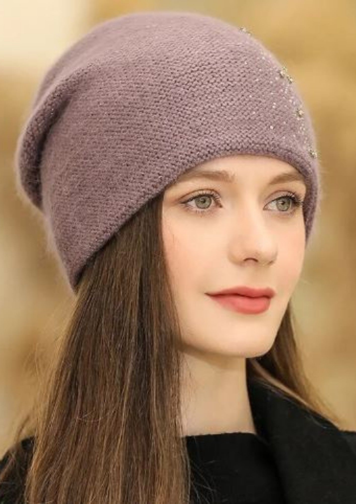 Bonnet d'hiver chaud bonnet bonnets laine femme automne et hiver