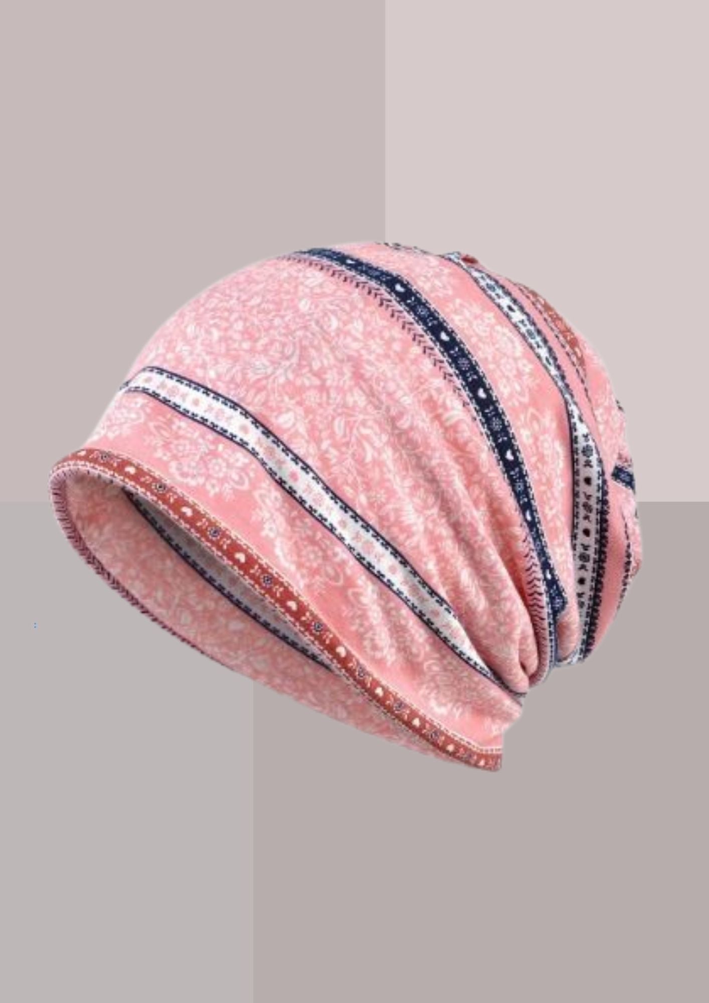 bonnet chimio coton rose | Cap-Chapeau