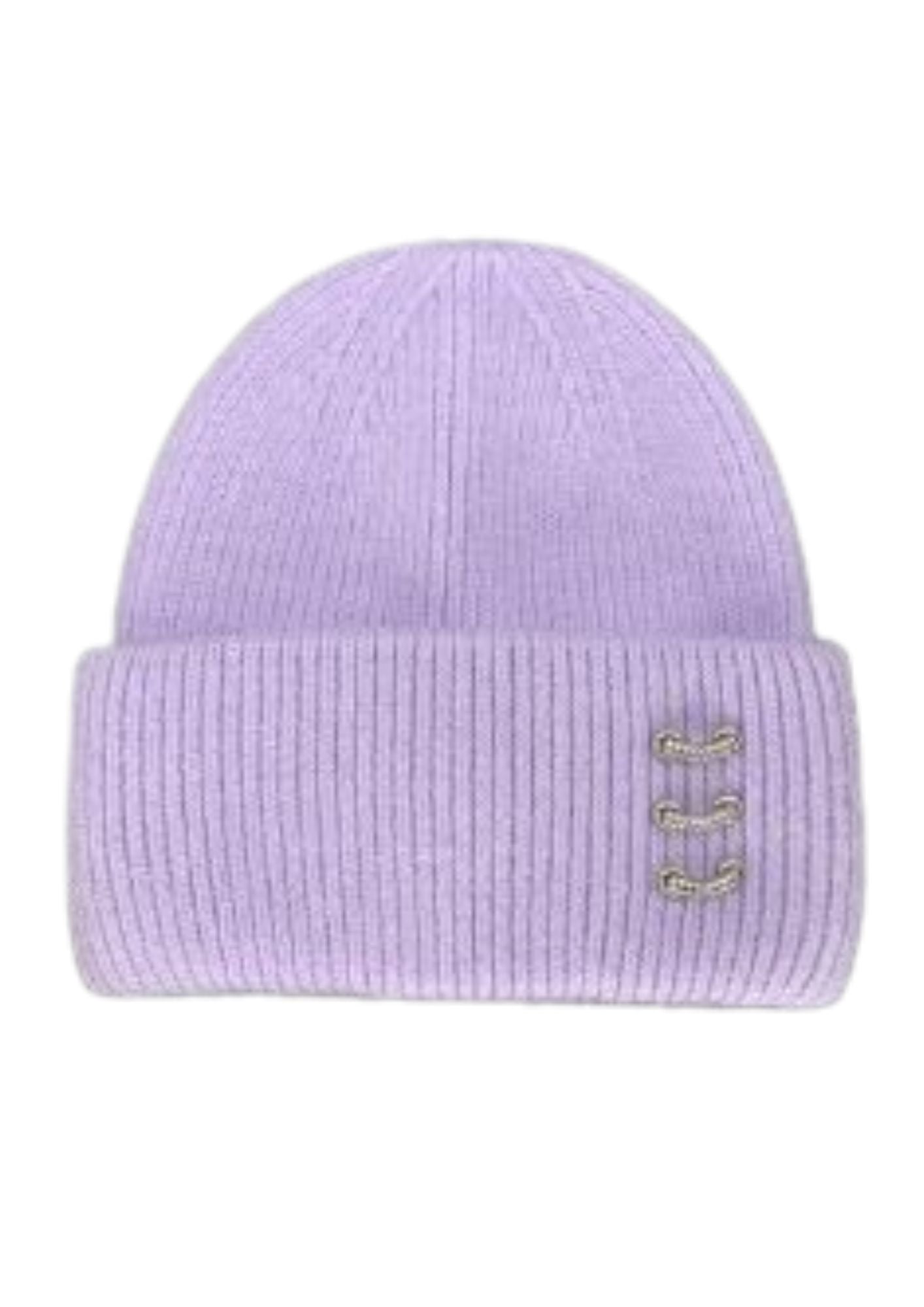 Bonnet cachemire mauve | Cap-Chapeau