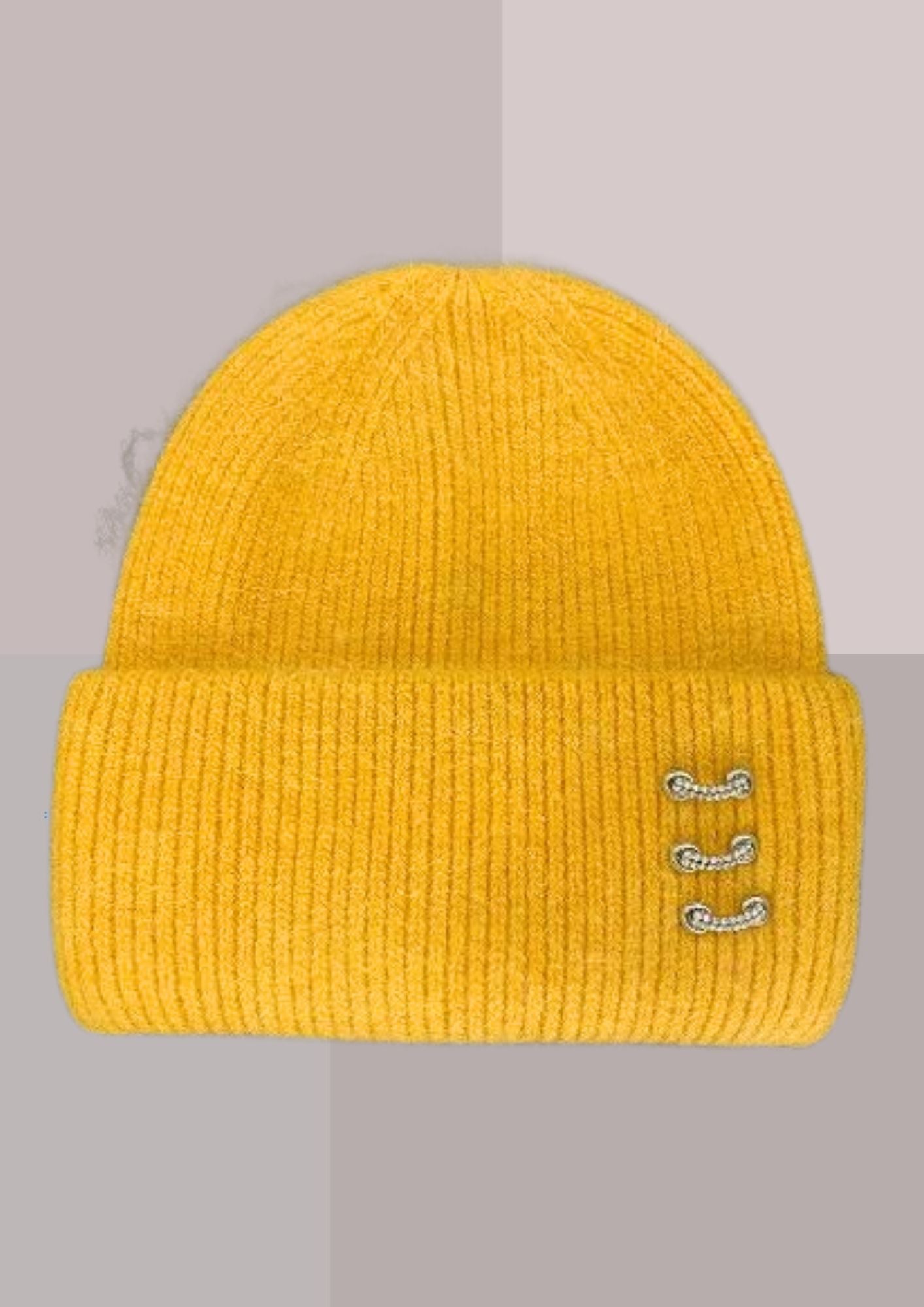 Joli bonnet pour femme jaune | Cap-Chapeau