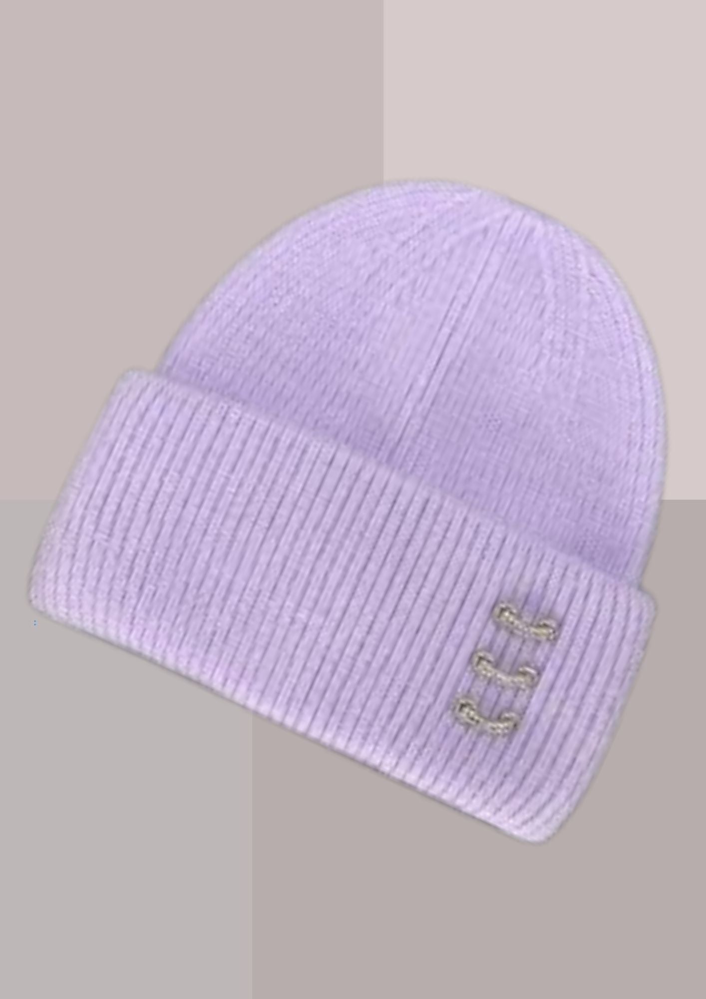 Bonnet cachemire parme | Cap-Chapeau