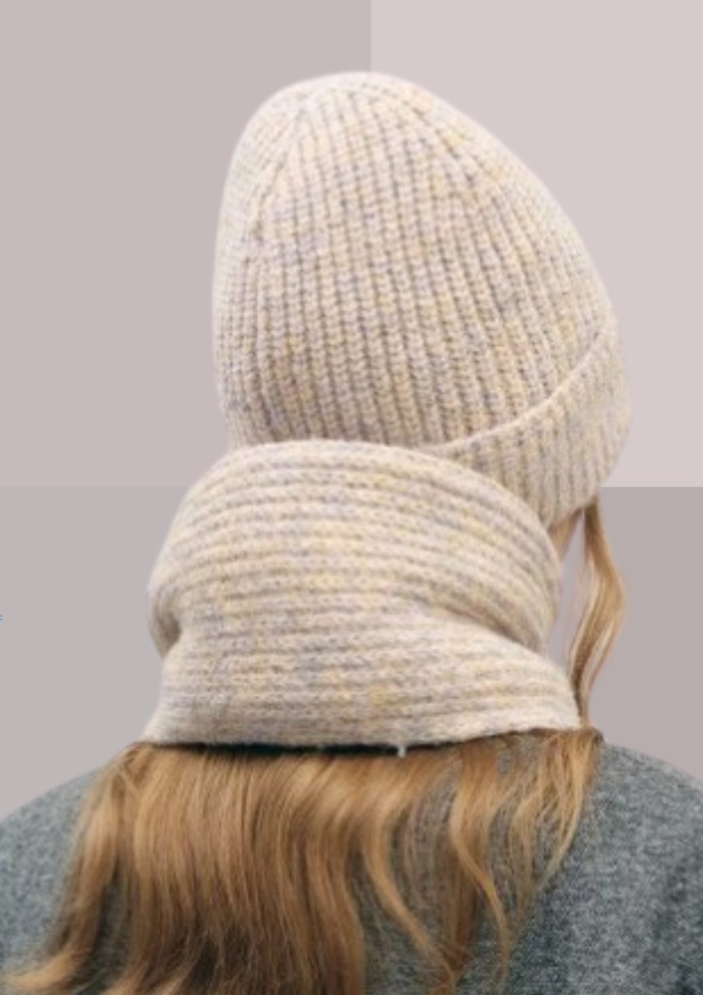 Echarpes et bonnets ivoire | Cap-Chapeau