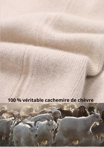 Cagoule capuche amovible en cachemire | Cap-Chapeau