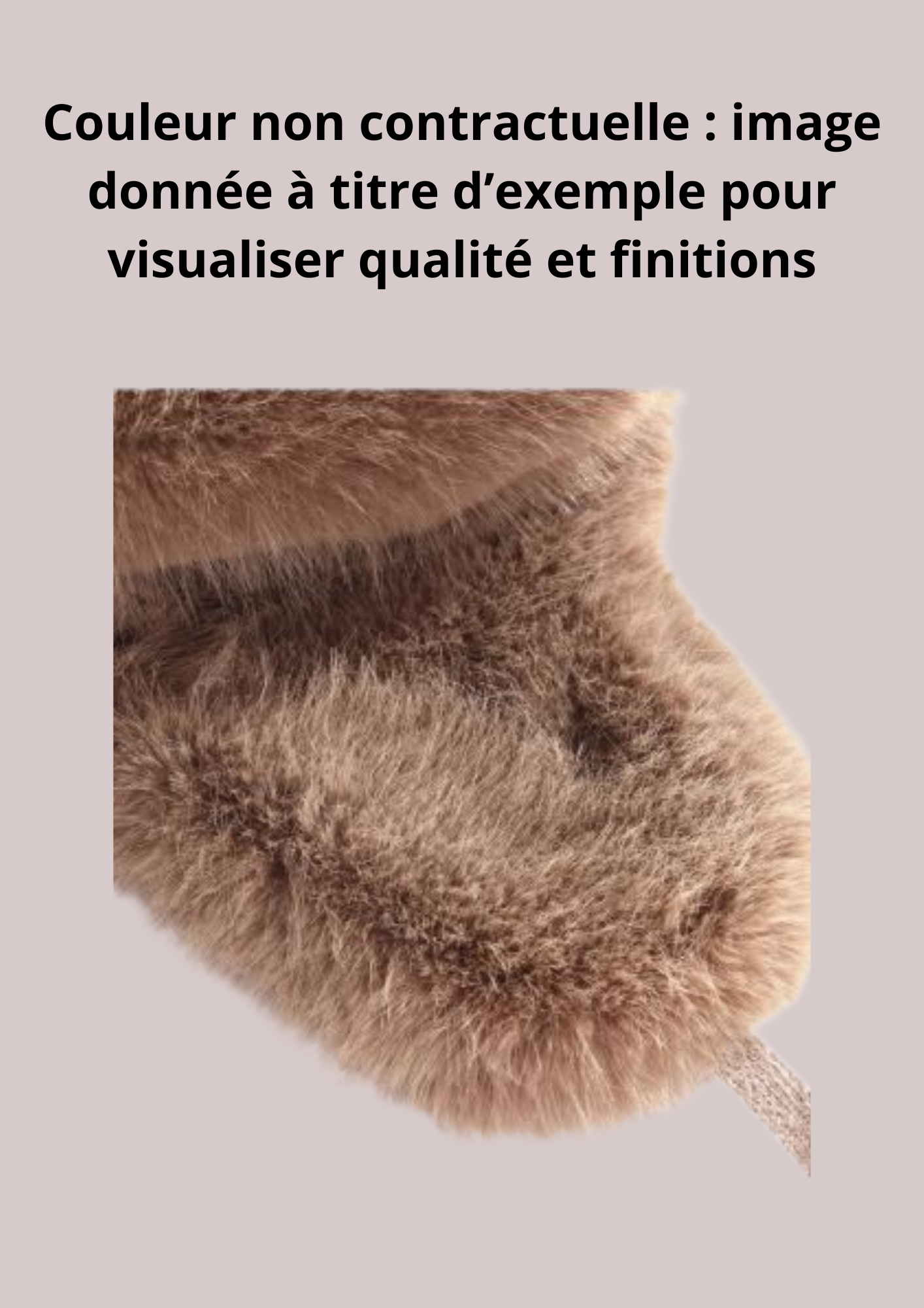 Bonnet fausse fourrure  pour femme | Cap-Chapeau