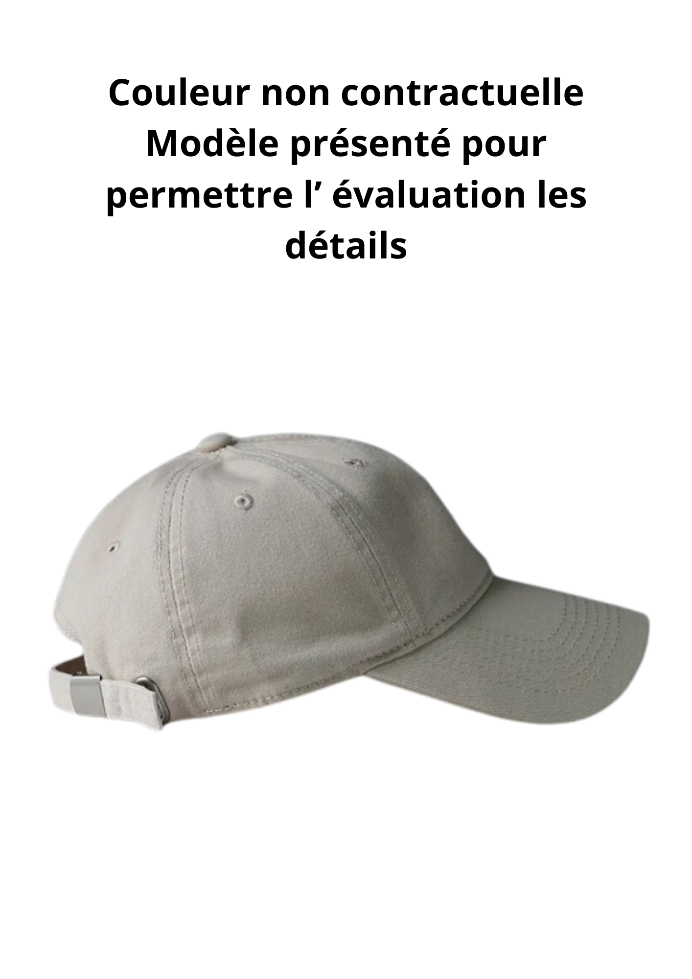 Casquette Dad Hat Visière longue | Cap-Chapeau