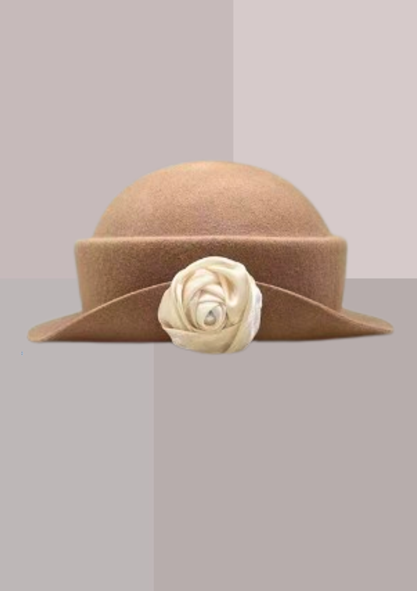 Chapeau hiver femme chic camel | Cap-Chapeau