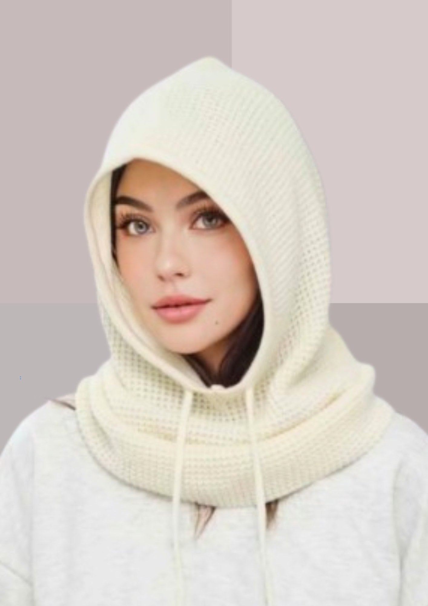 Capuche amovible seule femme blanc | Cap-Chapeau