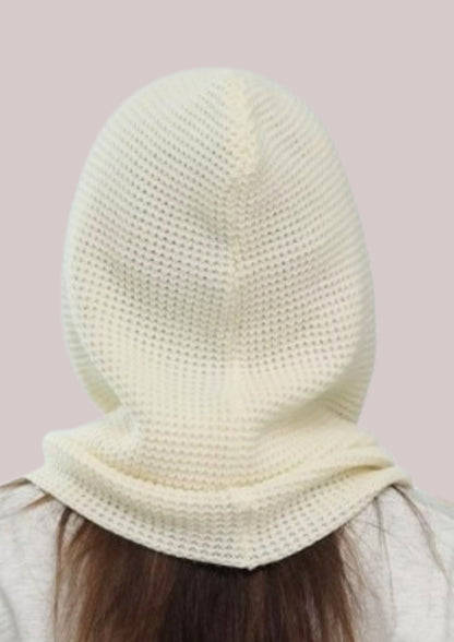 Capuche amovible seule femme bonnet capuche blanc | Cap-Chapeau