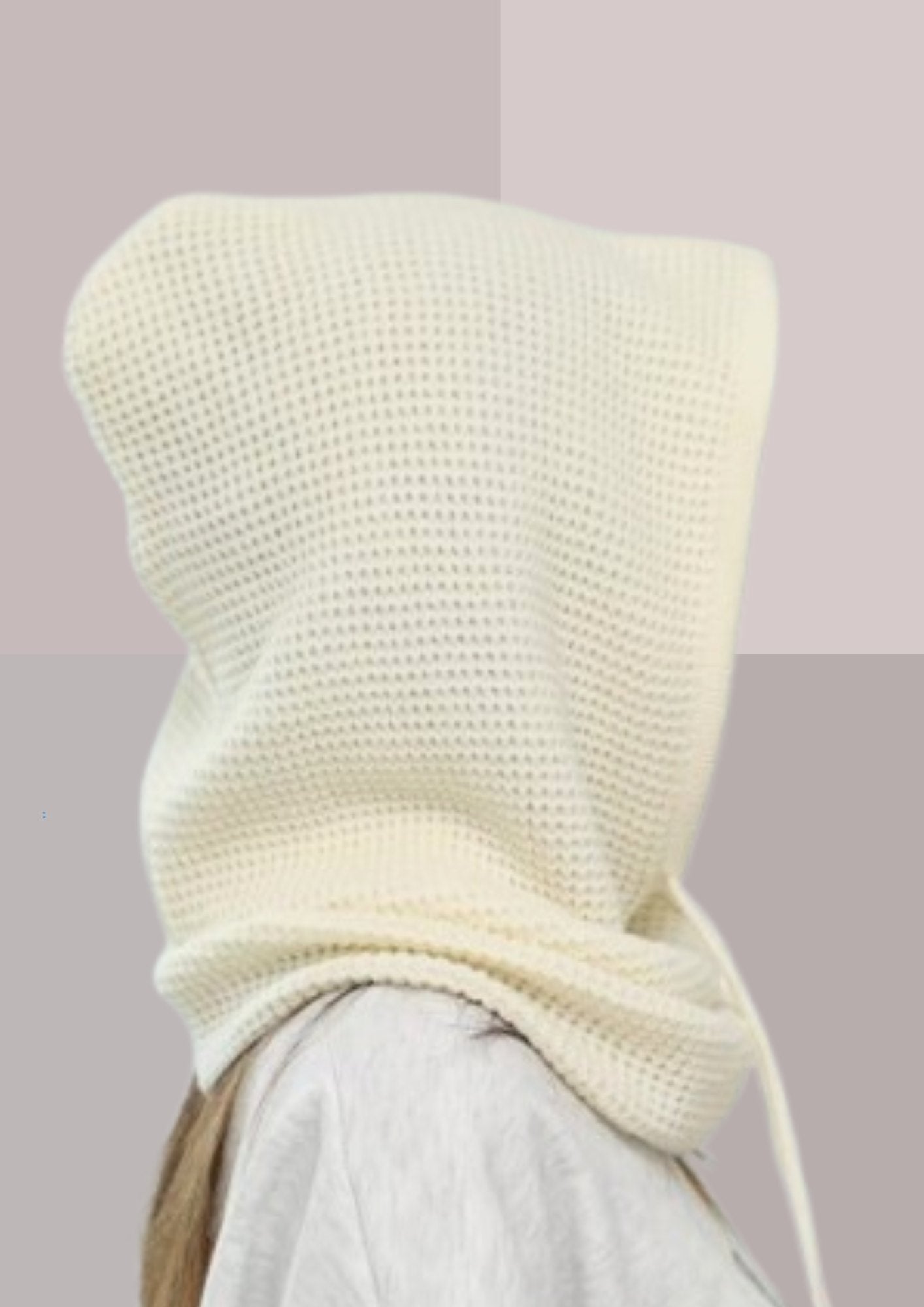 Capuche amovible seule femme en blanc | Cap-Chapeau