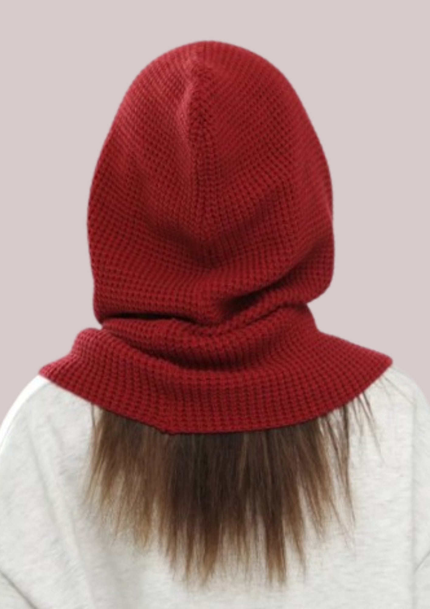 Capuche amovible seule - capuche cagoule femme - rouge | Cap-Chapeau