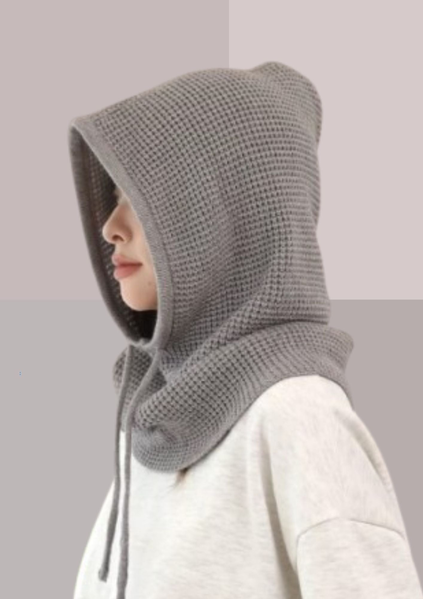 Capuche  seule en gris  - femme | Cap-Chapeau