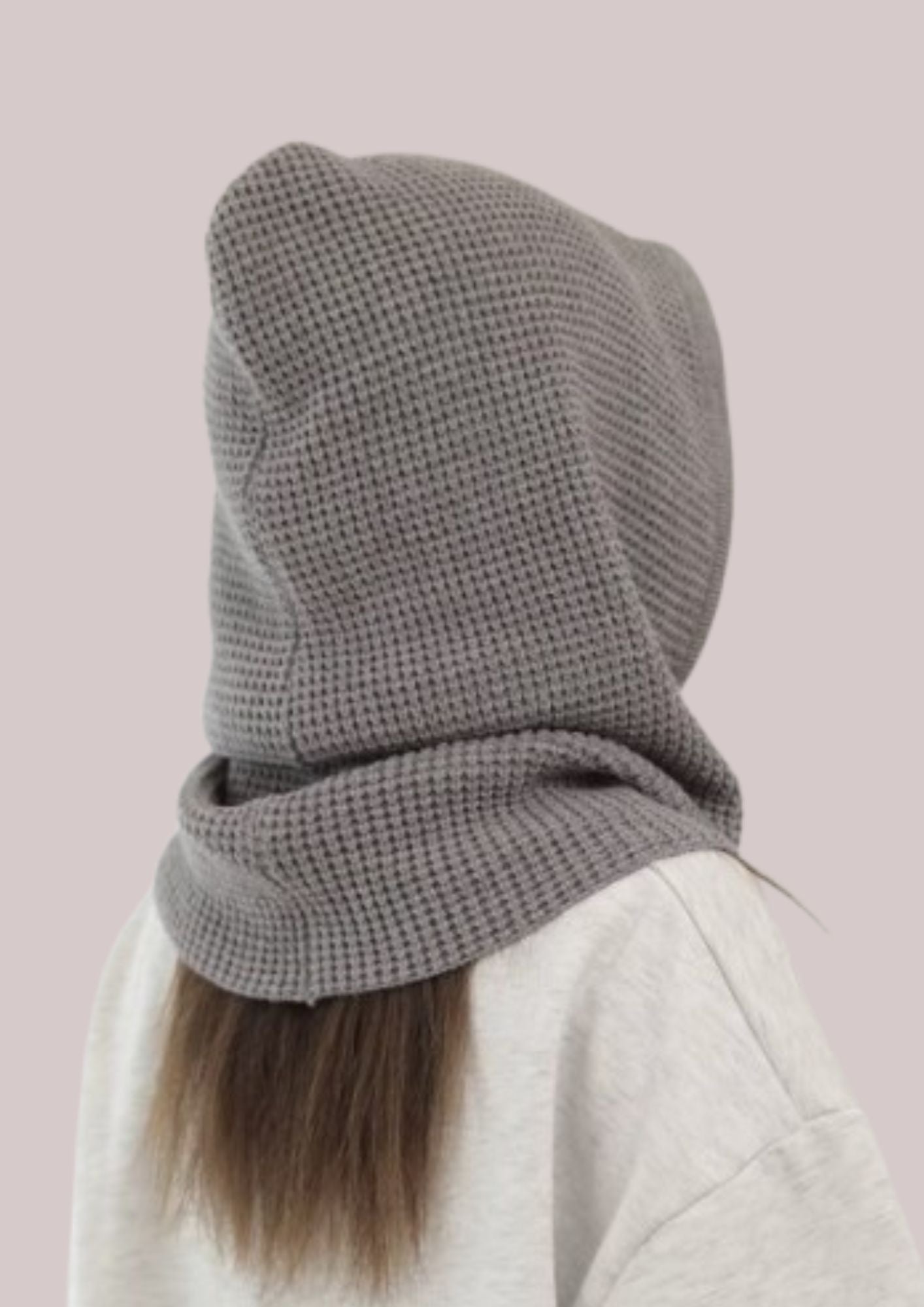 Capuche amovible seule gris nuage | Cap-Chapeau