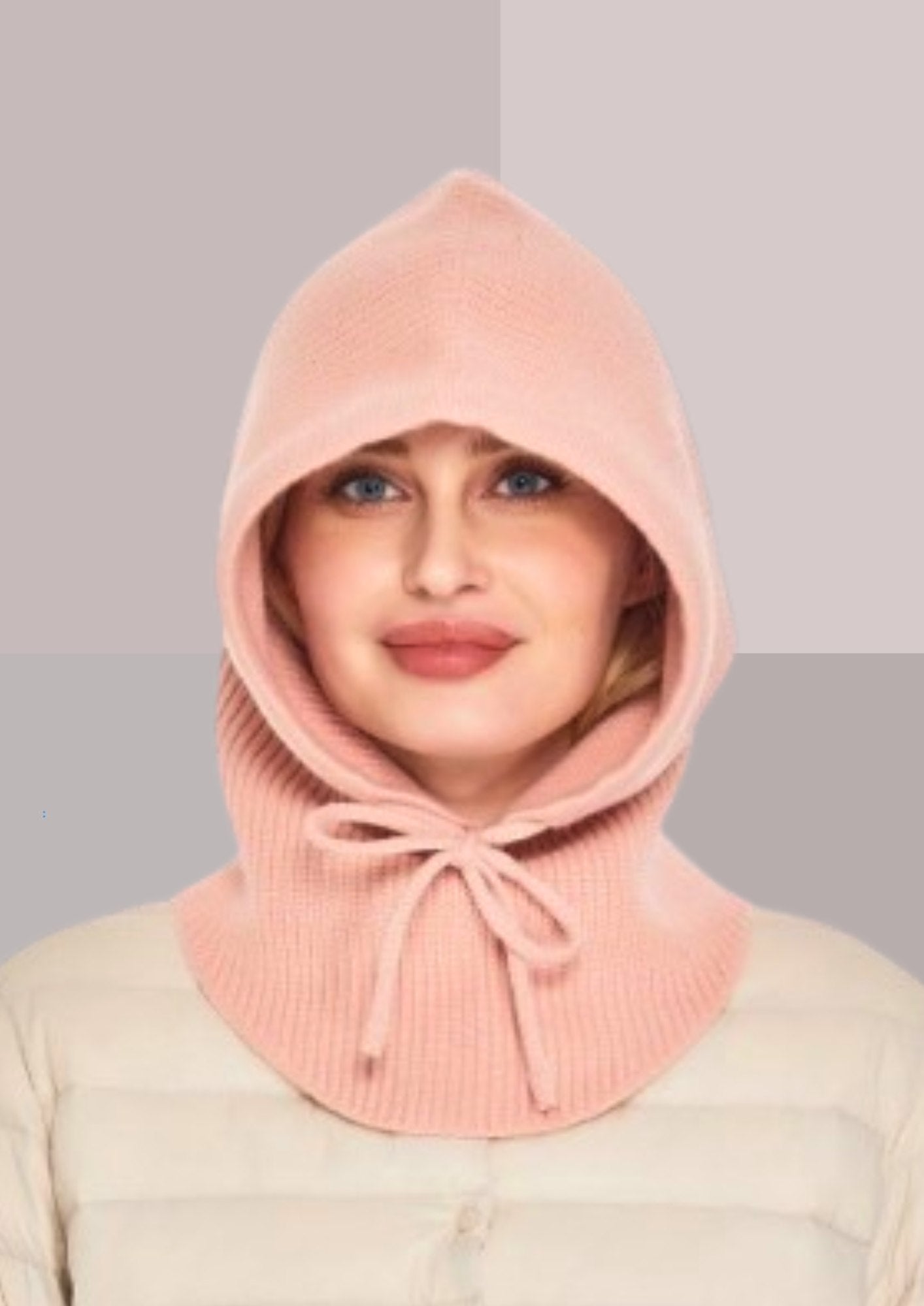 Capuche amovible seule rose | Cap-Chapeau