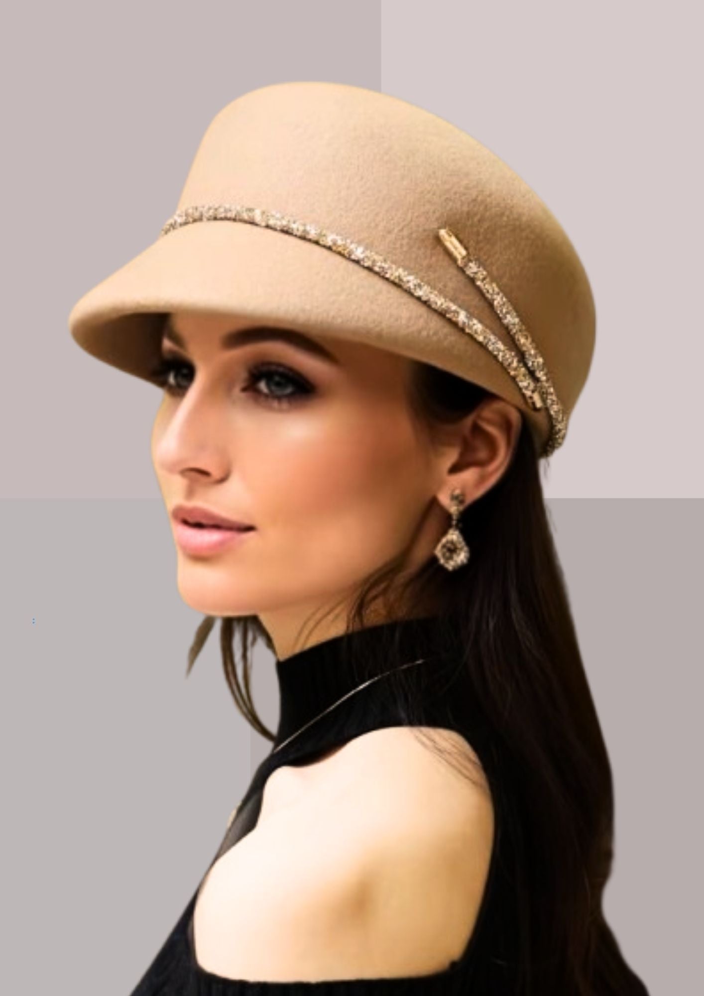 Beret forme casquette femme elegante | Cap-Chapeau