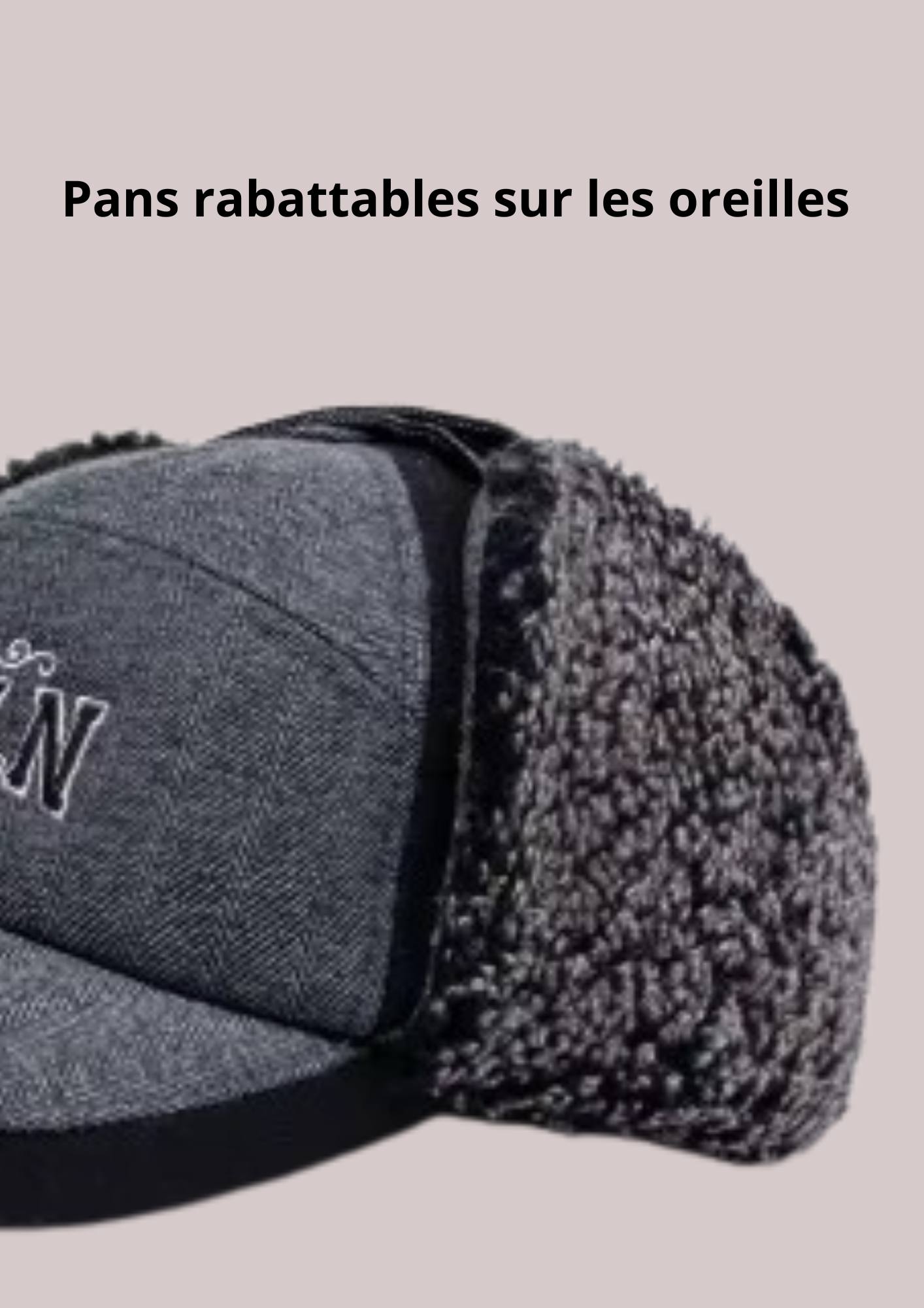 Casquette chaude homme oreilles | Cap-Chapeau