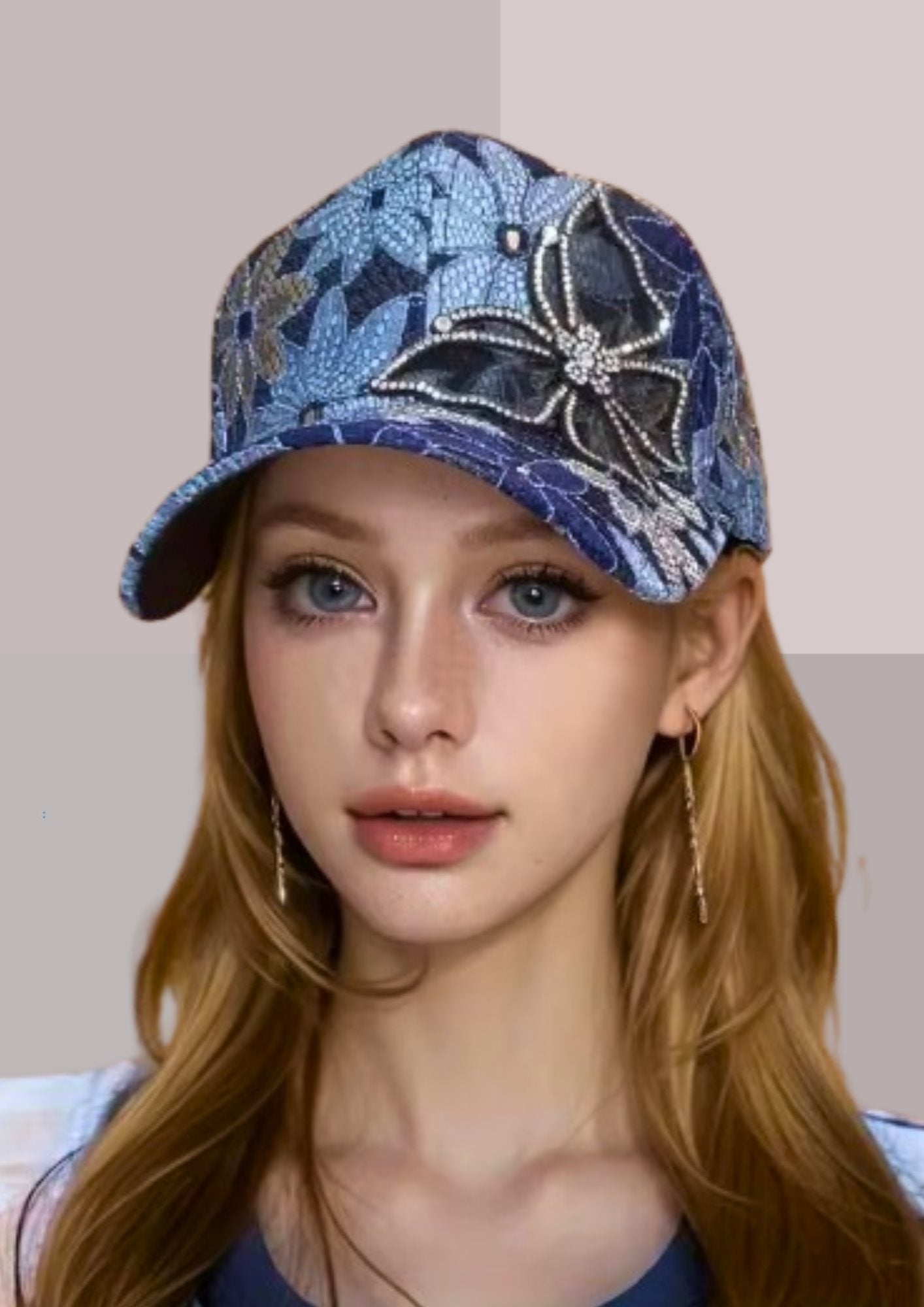 Casquette femme tendance bleu | Cap-Chapeau