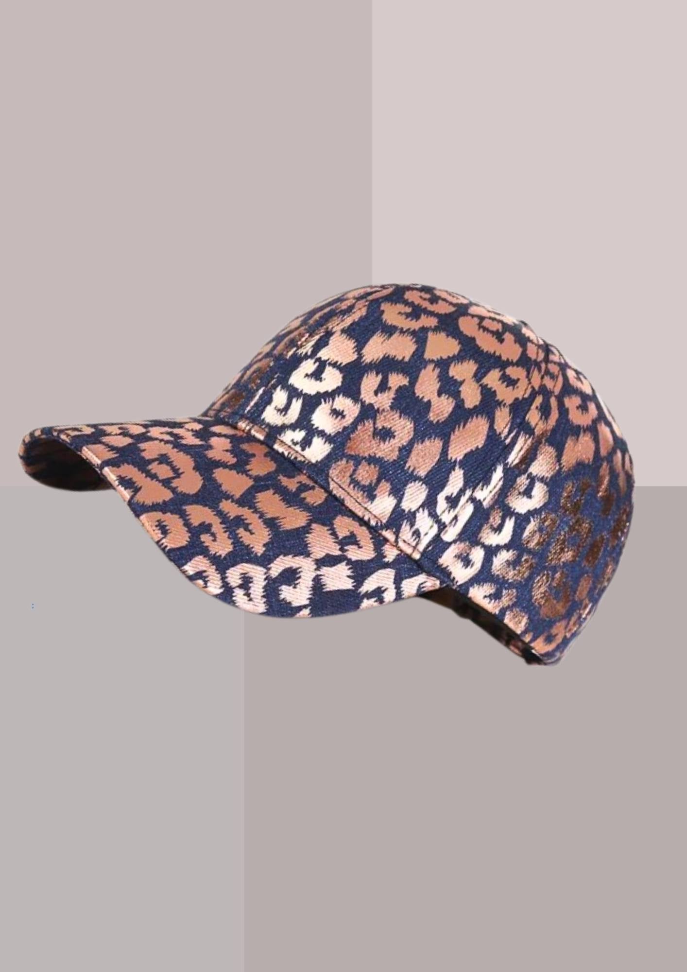 CASQUETTE LEOPARD - ICE PINK