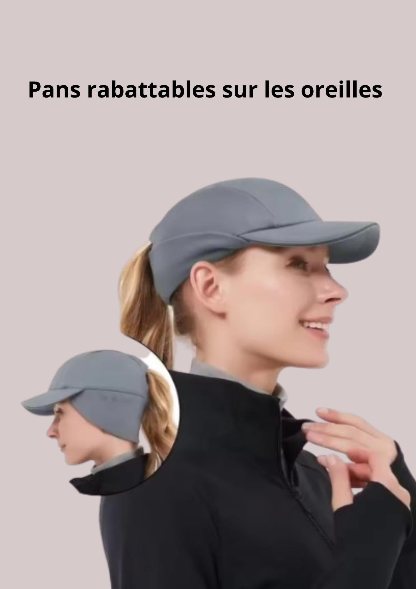 Casquette hiver pour femme  - bonnet oreille | Cap-Chapeau