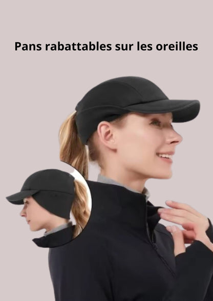 Casquette de running cache oreilles | Cap-Chapeau