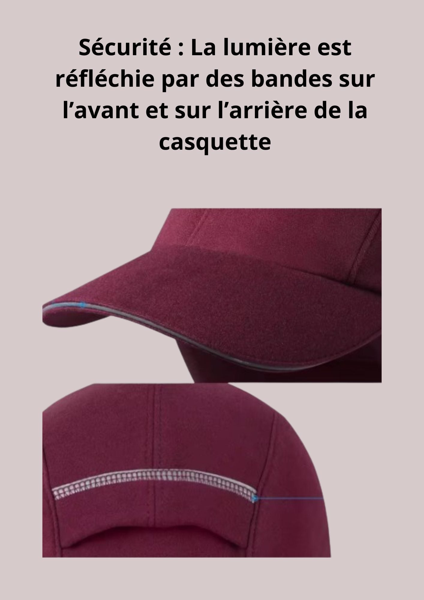 Casquette reflechissante running | Cap-Chapeau